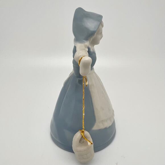 Vintage Porcelain Bell Dutch Girl Milk Maid Figurine - Picture 5 of 8